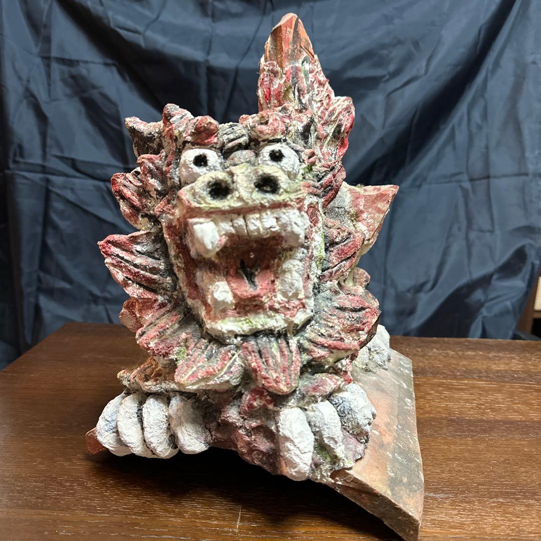 陶器製 沖縄シーサー　宮城光男