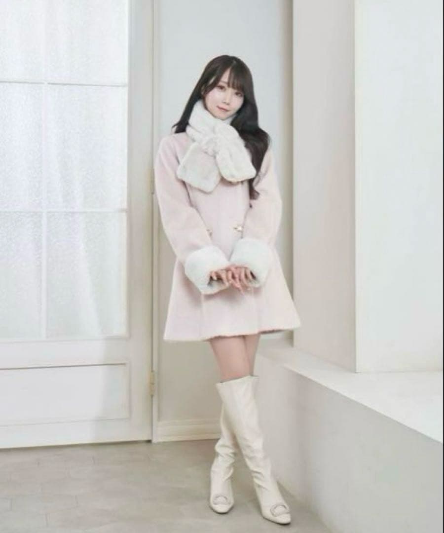 ロゼミューズ　Rosé Muse コート　ピンク　S