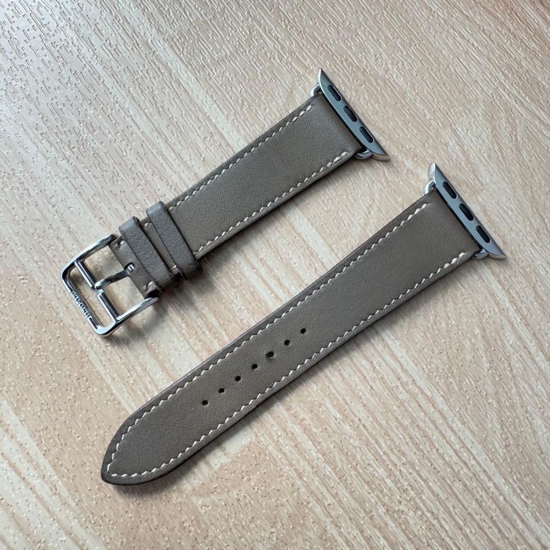2257 Apple Watch エルメス　エトゥープ　HERMES レザー
