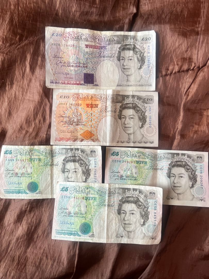 ポンド　旧品　流通品　エリザベス女王　コレクション