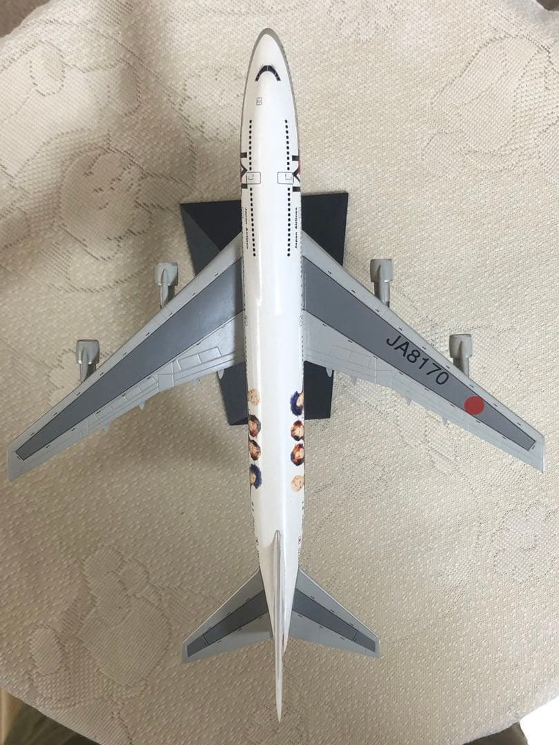 GLAYジャンボJAL ボーイング747 GLAYデザイン 1/400