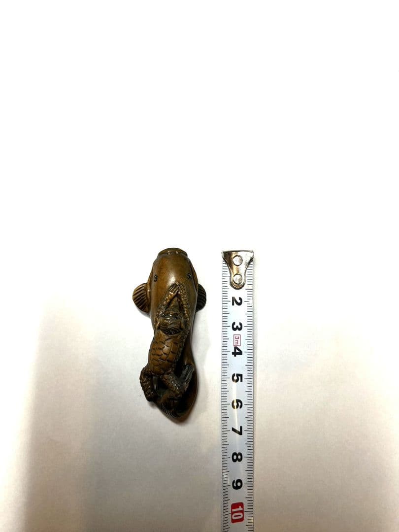 アンティーク根付 河童と鯰