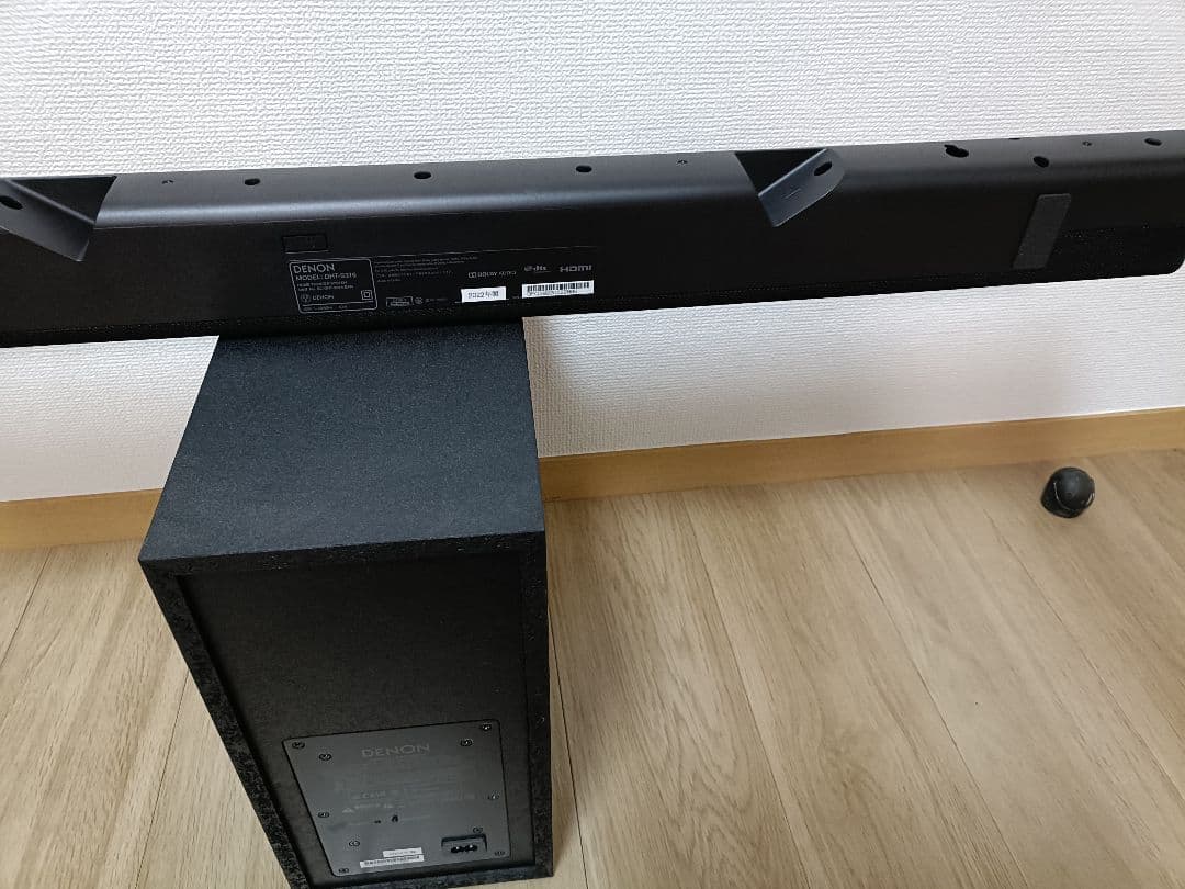 DENON サウンドバー ワイヤレスサブウーファー DHT-S316
