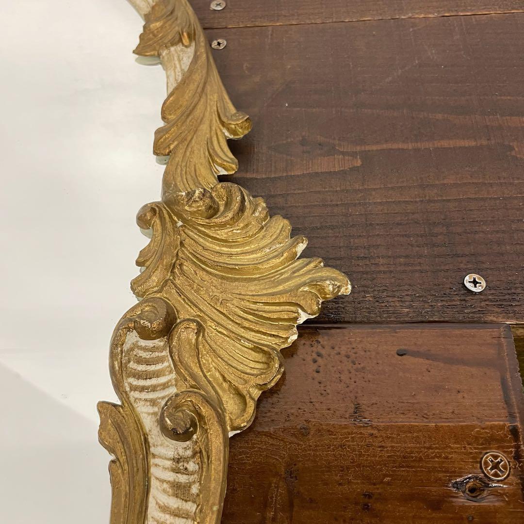 アンティークミラー イタリア製 ロココ調