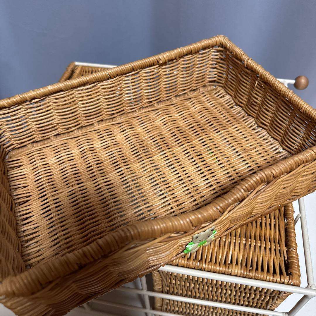 希少2001タグ付　fairy kitty フェアリーキティ♡ラタン3段ラック