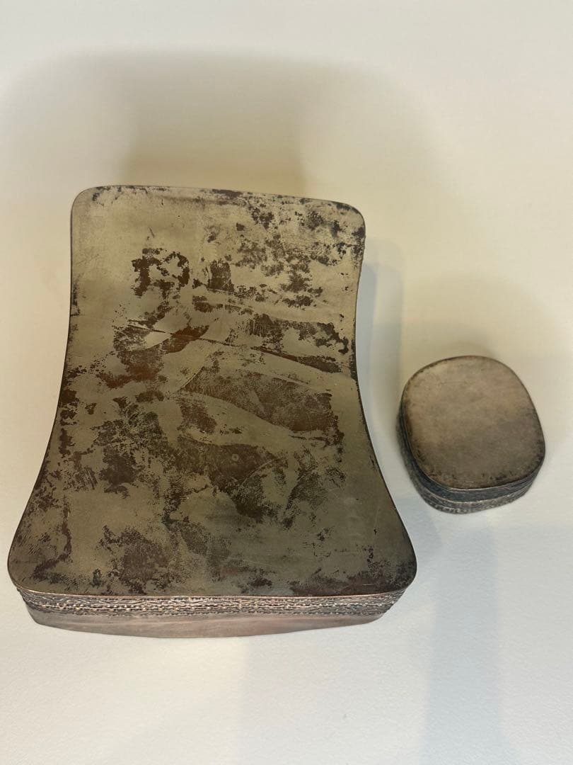 清時代 人物香合 中国骨董 古董 香合 2点セット