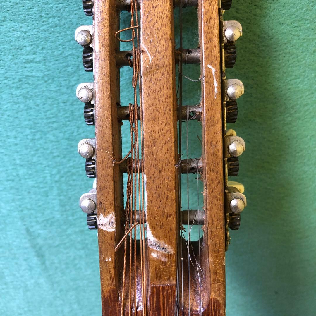 12弦バンジョー 木製ボディ メタルフープ付き