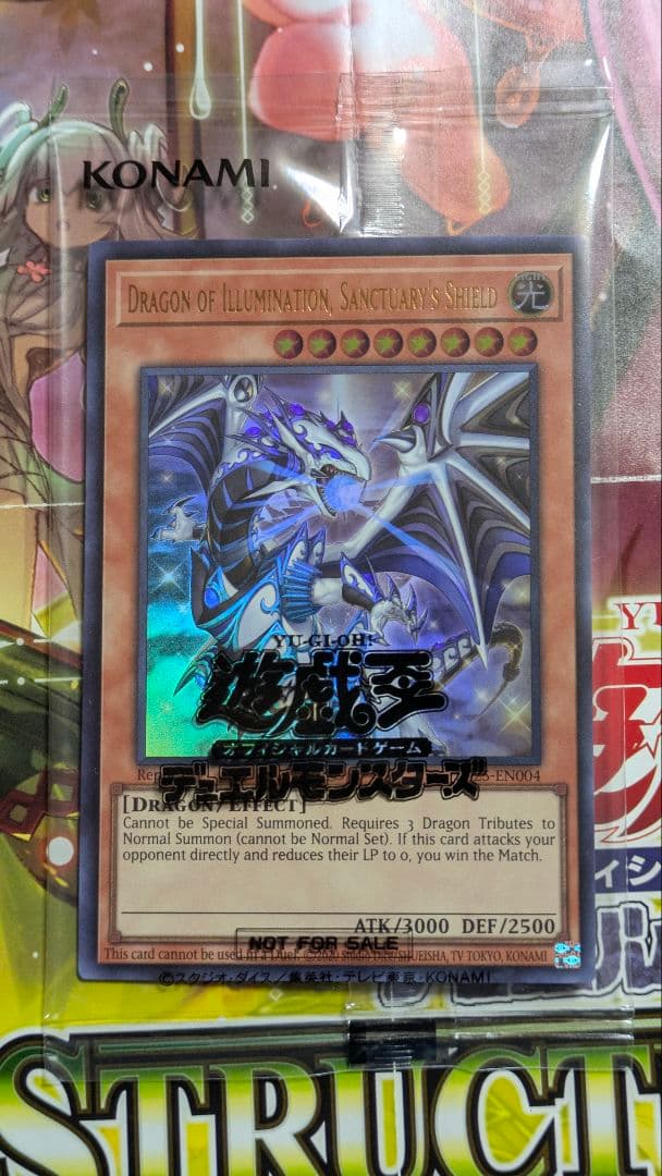 遊戯王OCG デュエルモンスターズ Dragon of illumination,Sanctuary'sShield