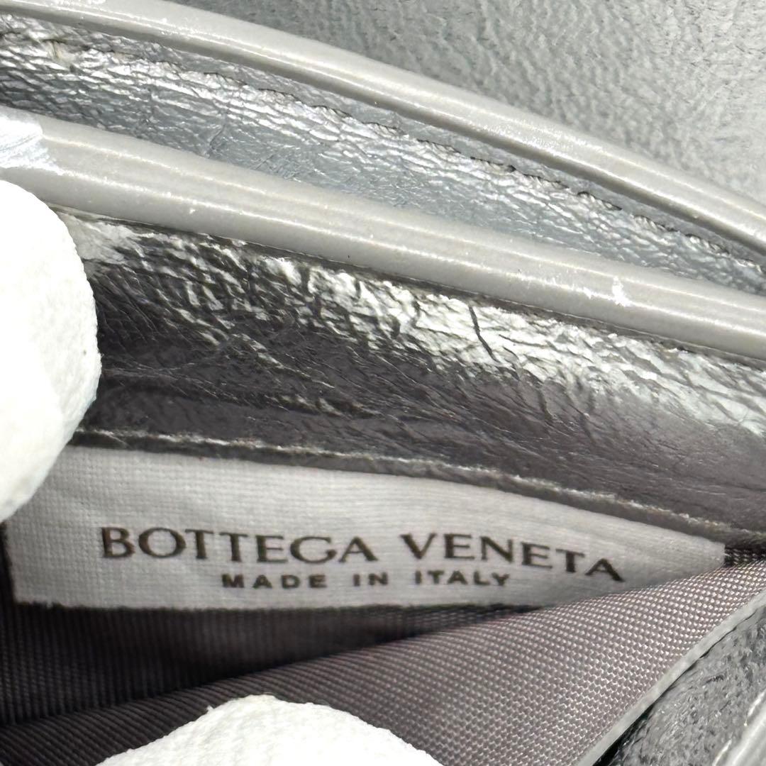 ボッテガヴェネタ 　三つ折り財布 コンパクト財布　マキシイントレチャート