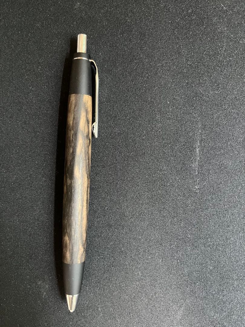 野原工芸　スタンダードボールペン　特上黒柿