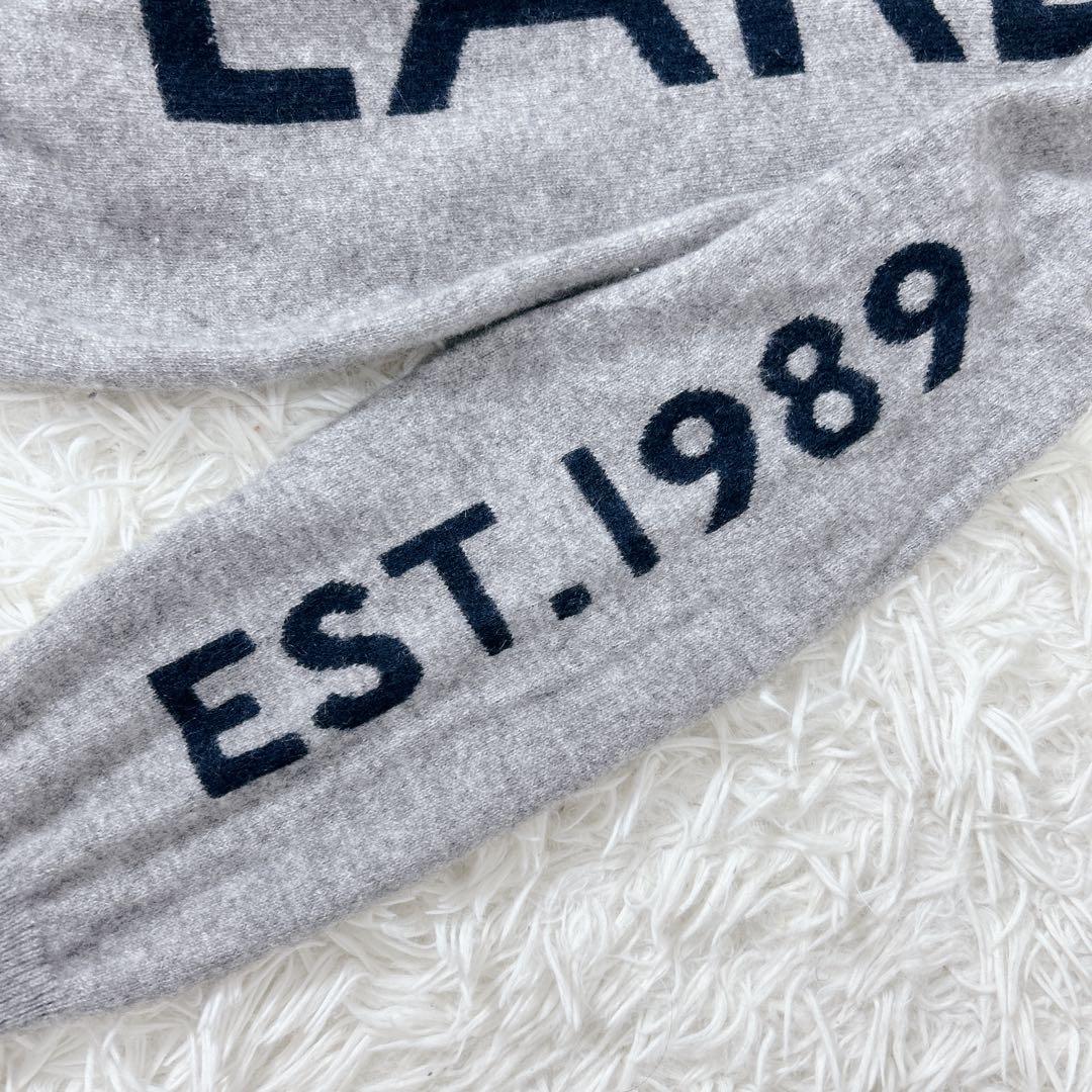 パーリーゲイツ カシミヤ100% ロゴ　ニット M セーター　クルーネック