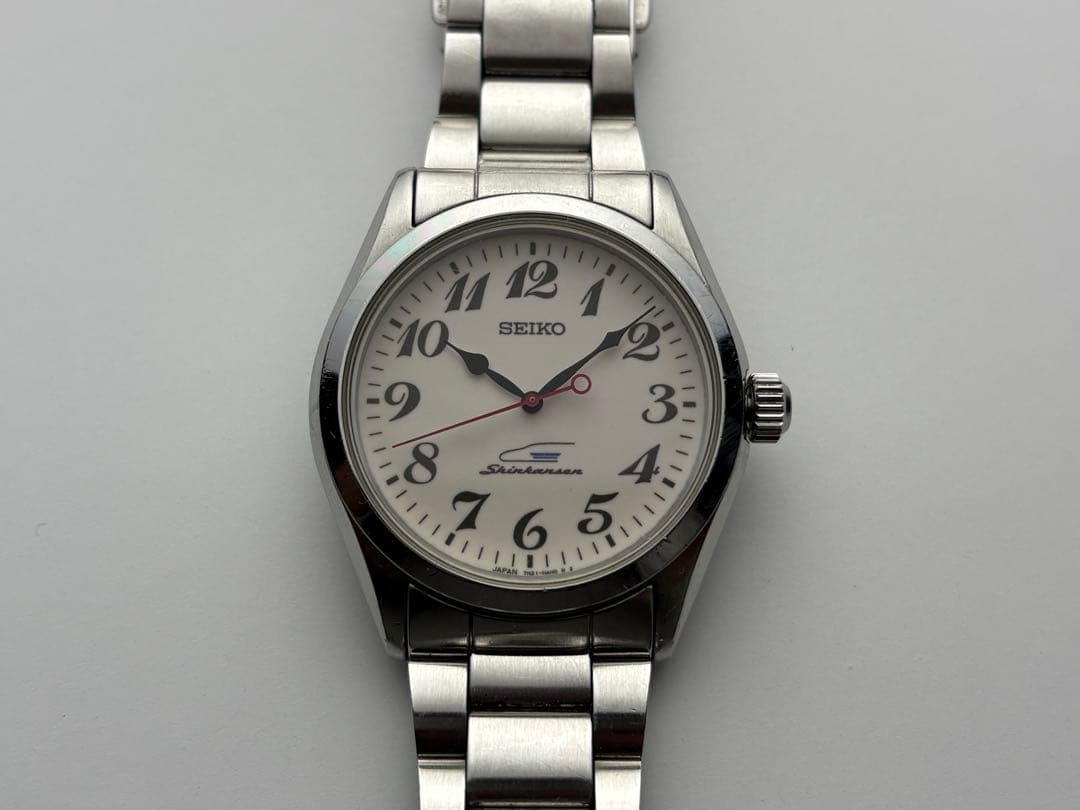 JR東海 SEIKO 新幹線車掌腕時計、鉄道時計 ルミブライト 7N21