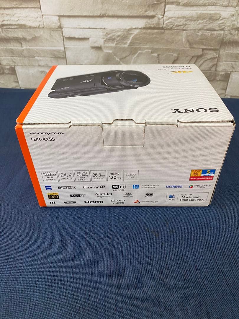 SONY handycam FDR-AX55 4kビデオカメラ
