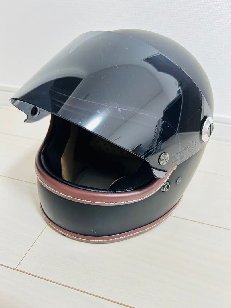 NIKITOR フルフェイス ヘルメット ブラック Lサイズ
