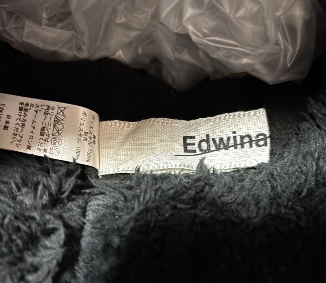 新品◆Edwina Horl ボア ニット帽 キャップ 未使用 エドウィナホール