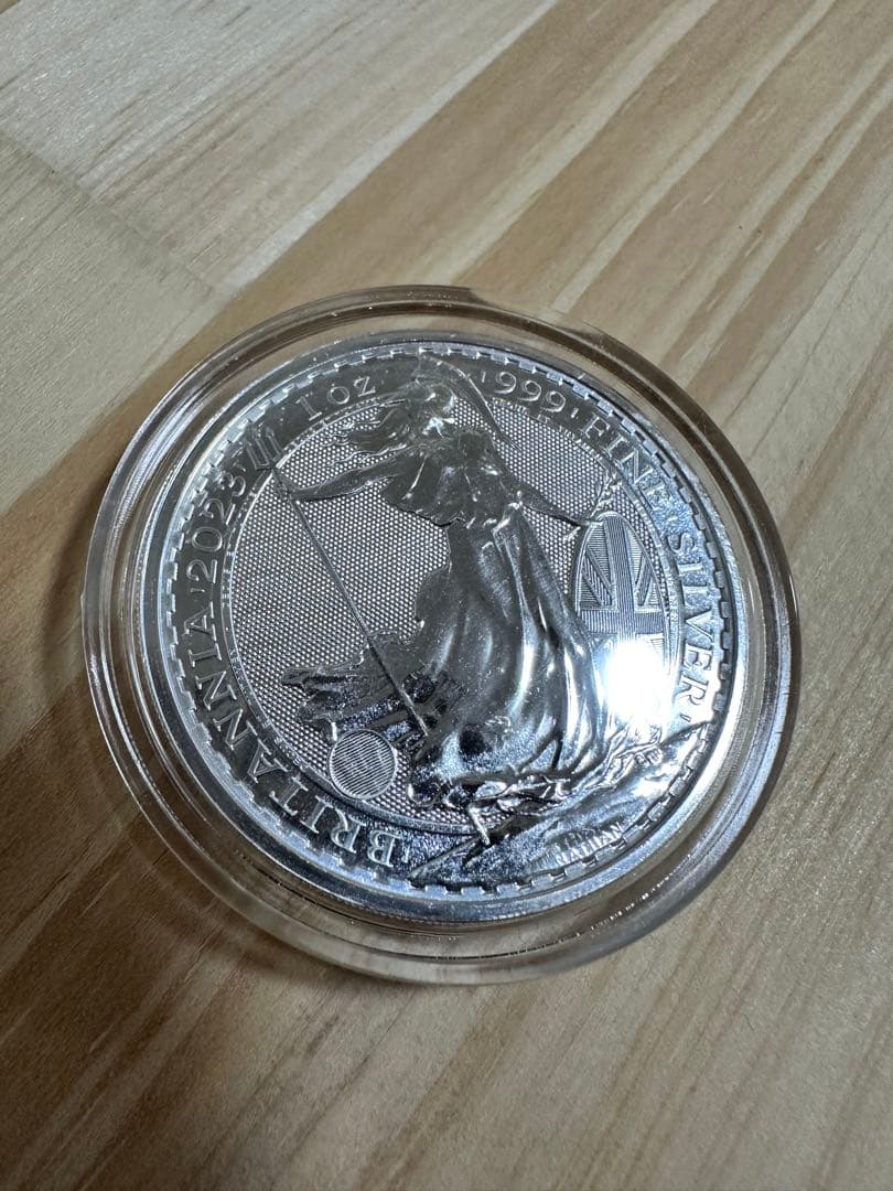 1オンス銀貨　2枚