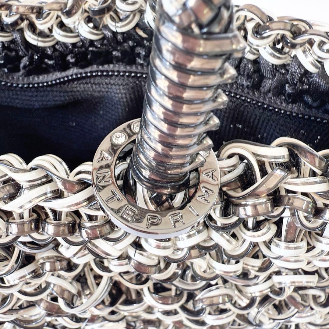 新品同様　アンテプリマANTEPRIMA ドッピオ　スクエアワイヤーハンドバッグ