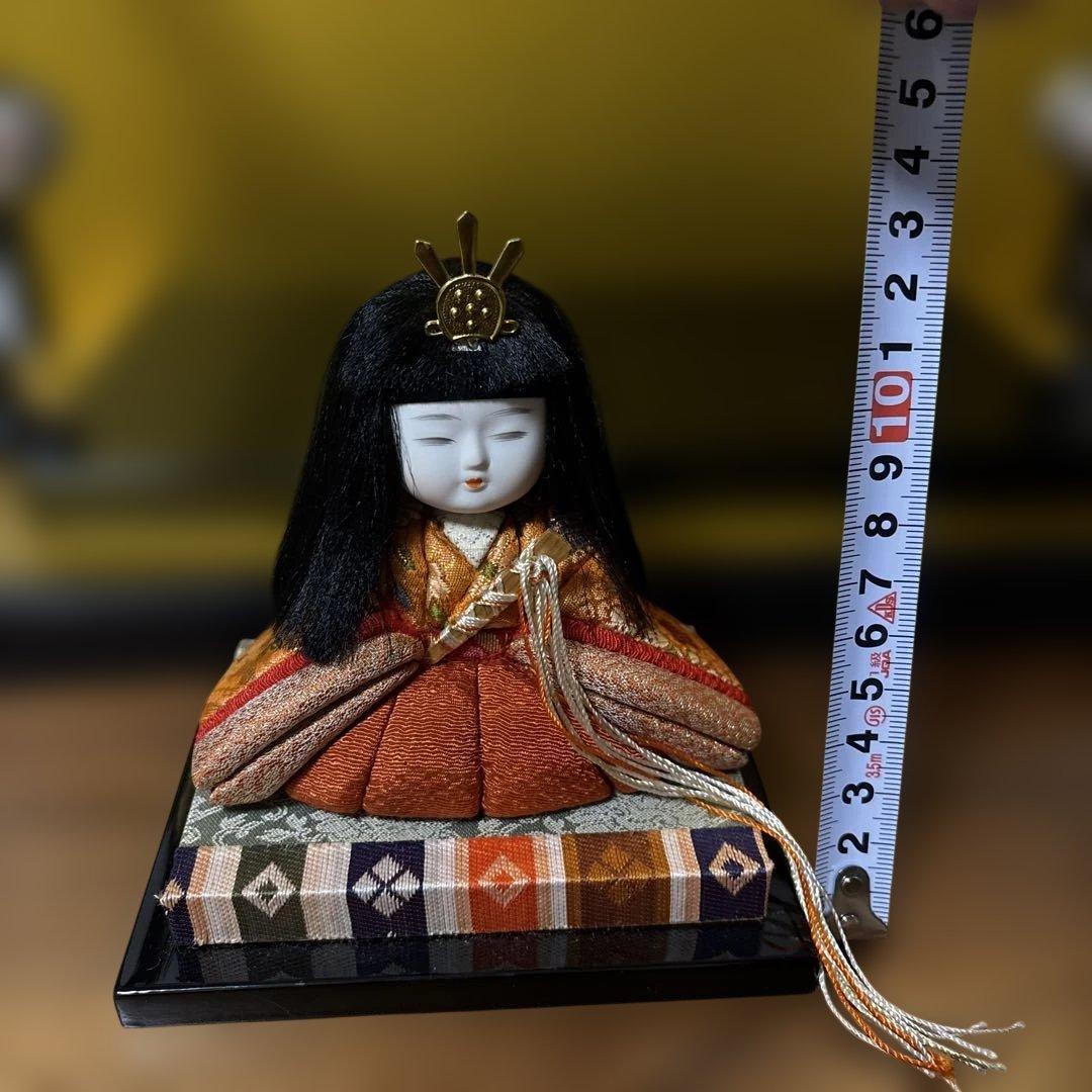 【美品貴重】木目込人形セット 伝統的な衣装　ひな人形