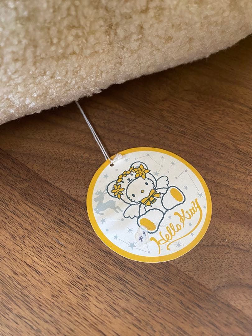 [レトロ]ハローキティBIGおすわりぬいぐるみ　クリスマスversion