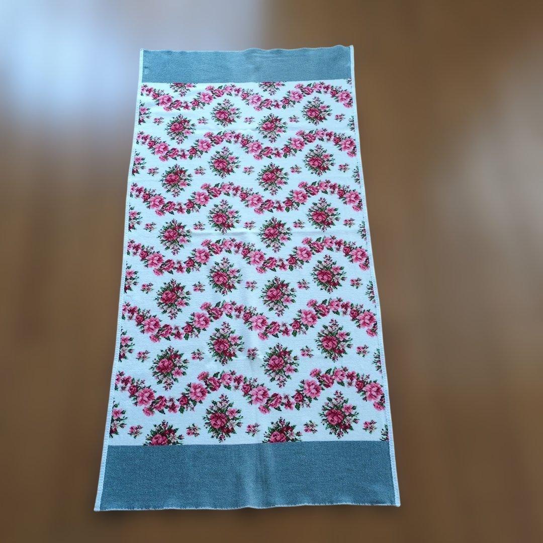 FILLER 花柄バスタオル コットン100%