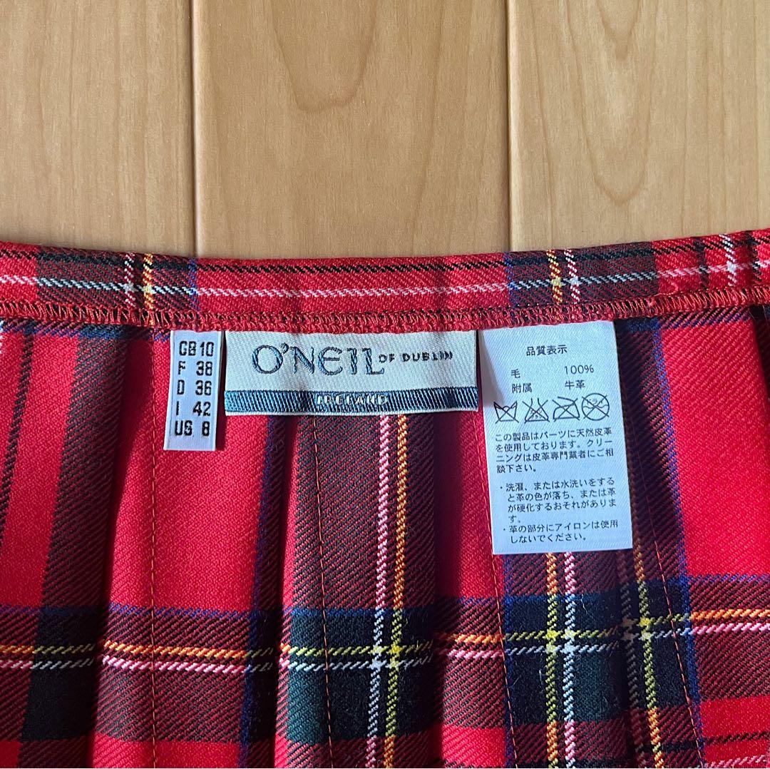 【美品】O'NEIL of DUBLIN 巻きスカート