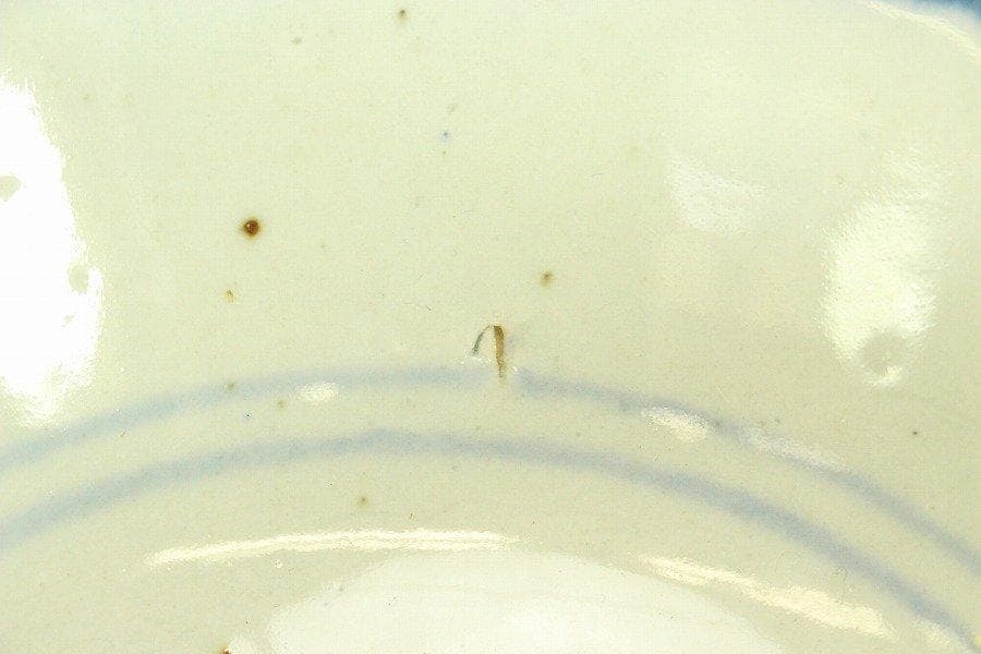 中国美術 青花 古染付 碗 在銘 φ14cm 仕服 茶道具伝来 YC164