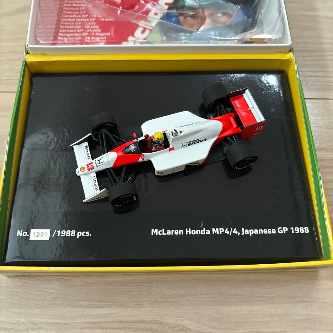 ミニチャンプス A.セナ MP4/4 日本GP 1988