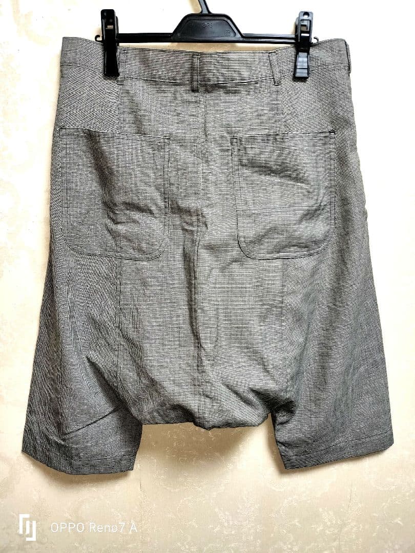 BLACKCOMMEdesGARCONS ショートサルエル　千鳥格子