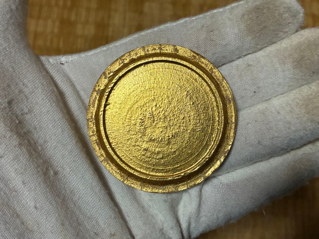 茶道具セット 金色と茶色 仕覆 茶入 木箱入