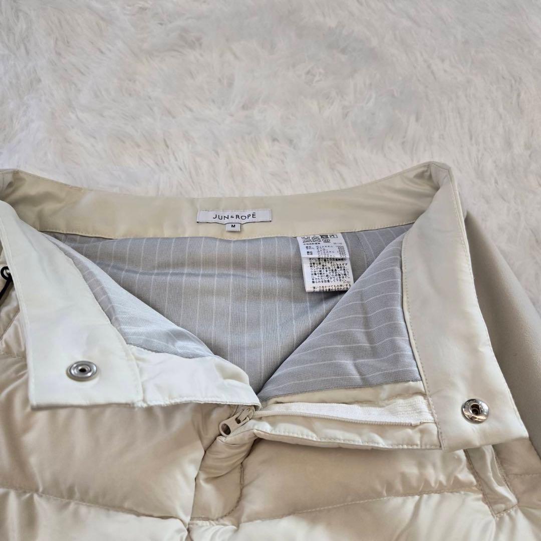 美品✨JUN&ROPEジュンアンドロペ 蓄熱ダウンスカート M