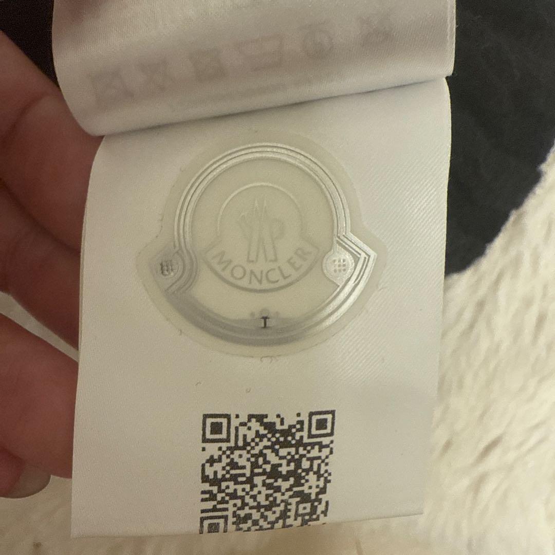 MONCLER ブラック ニット帽 BERRETTO TRICOT