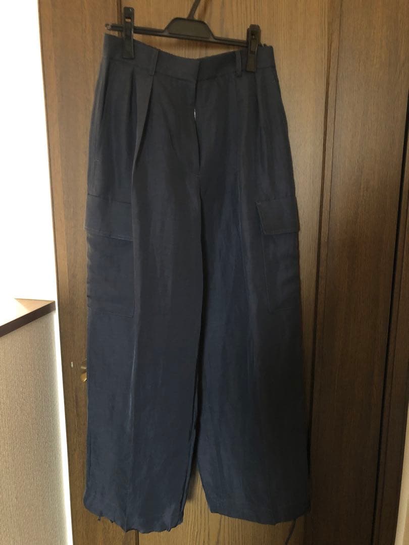 ebure リネンアセテートカーゴパンツ