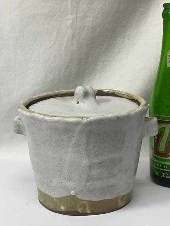 古い蓋物・陶器・陶芸・茶道具・水差し