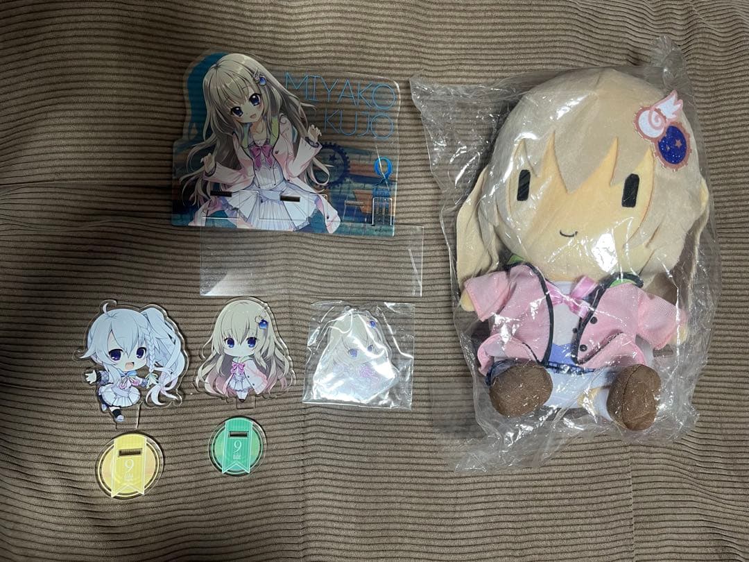 ぱれっと　9-nine- 九條都　ぬいぐるみ　アクリルフィギュア　スマホスタンド