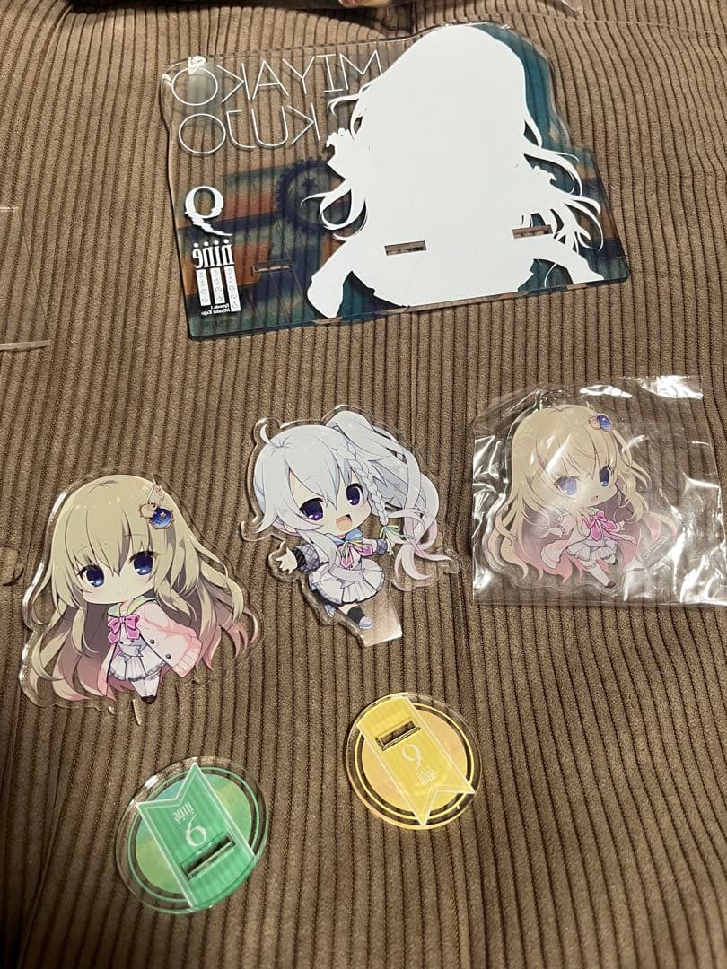 ぱれっと　9-nine- 九條都　ぬいぐるみ　アクリルフィギュア　スマホスタンド