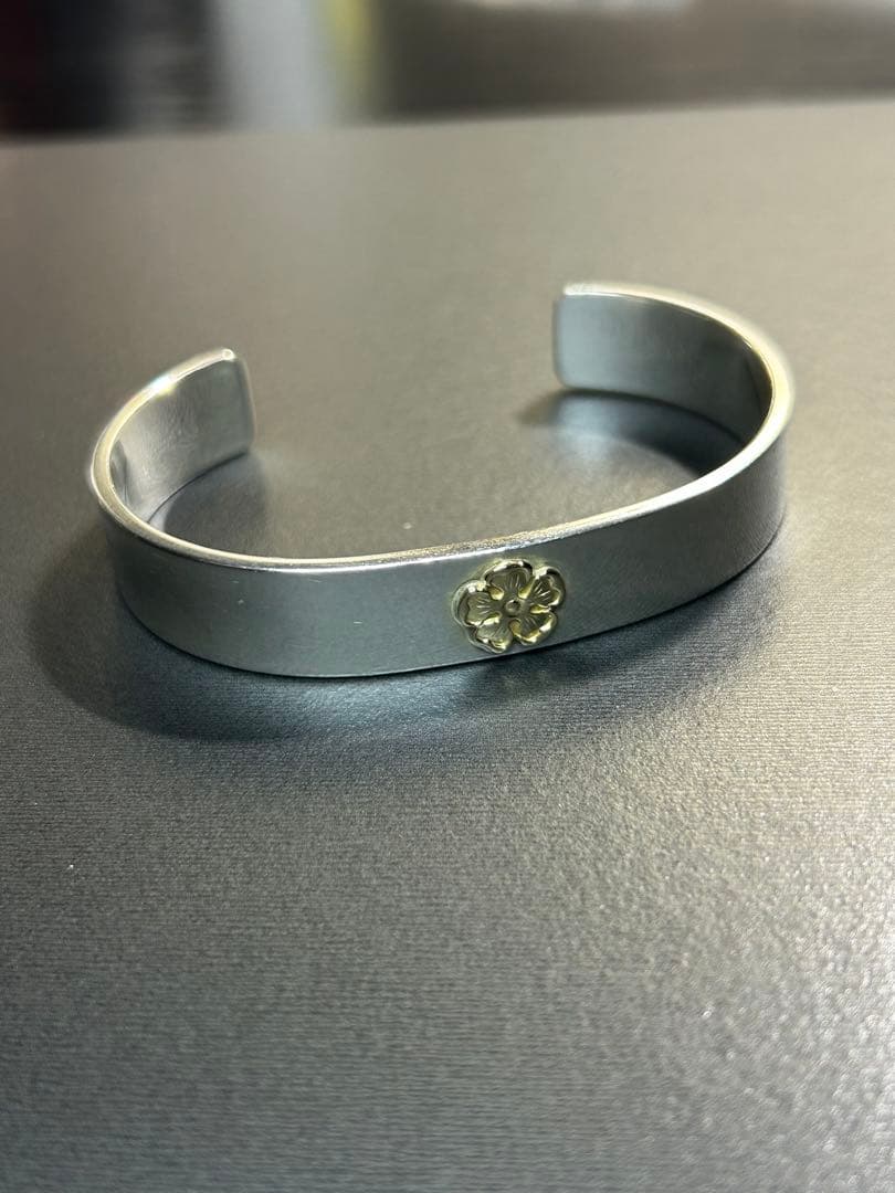 鷲見太郎　18金ローズバングル　オーダー品2年待ち　鷲スタンプ2羽刻印