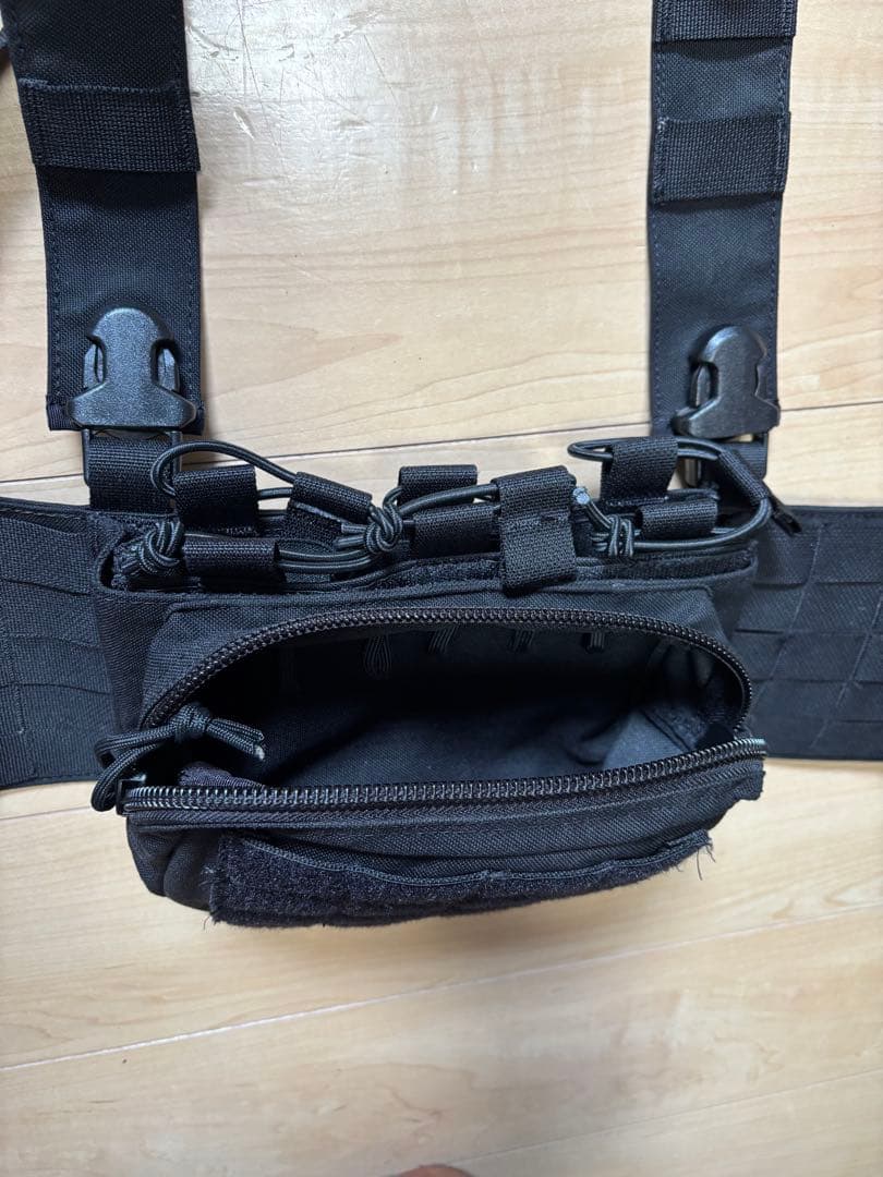 【実物】ORDNANCE TACTICAL チェストリグ　ブラック　セット