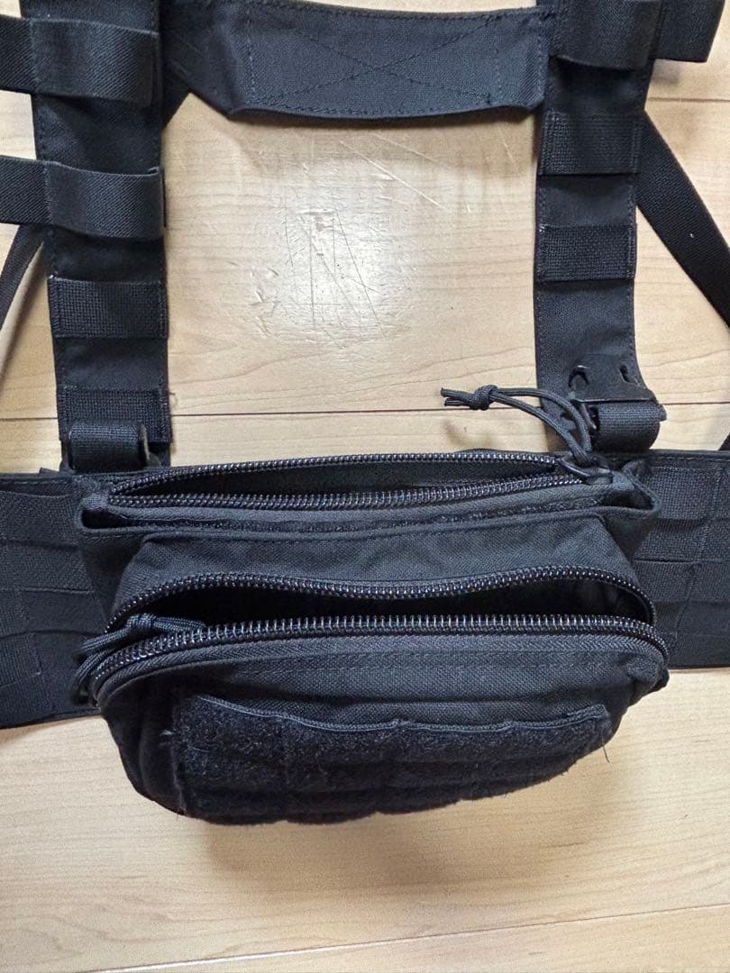 【実物】ORDNANCE TACTICAL チェストリグ　ブラック　セット