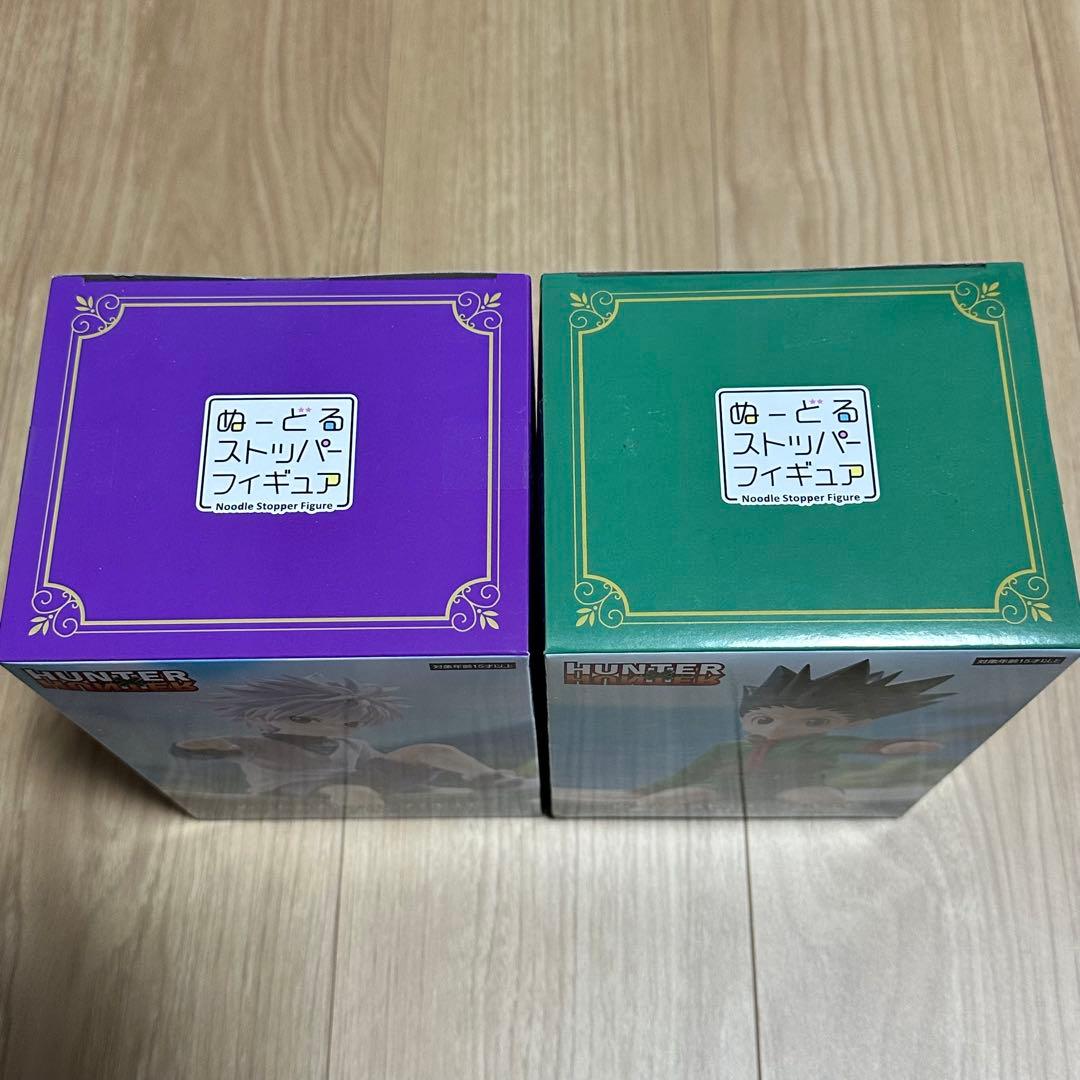 ハンターハンター　ぬーどるストッパーフィギュア　ゴン　キルア　マチ　シャルナーク