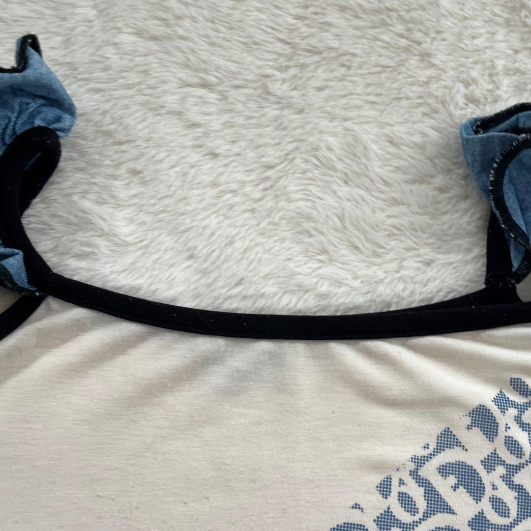 DIOR ロゴタンクトップ　ビスチェノースリーブ