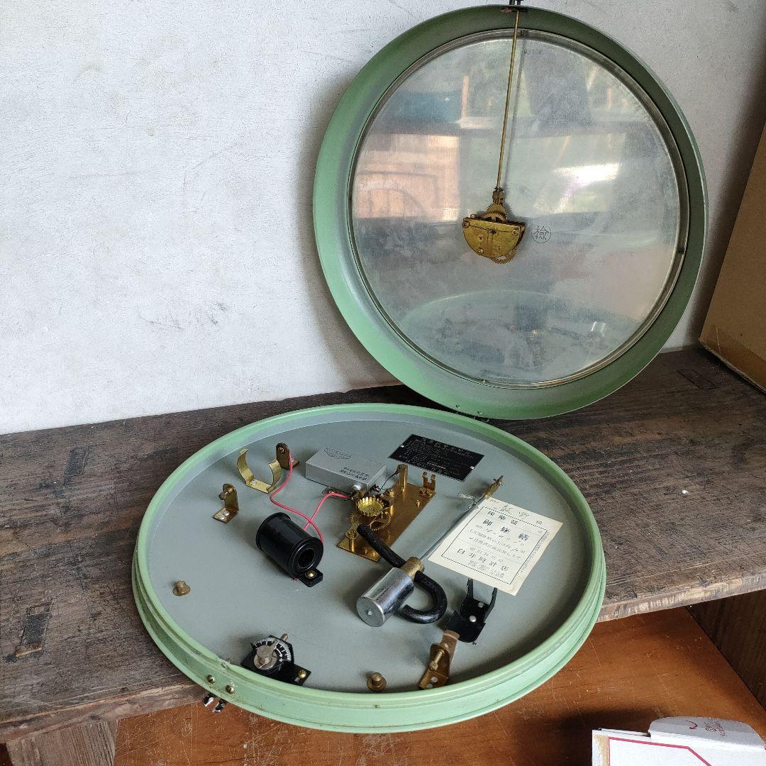 ジャンク不動品 光星舎 KOSEISHA 電波式振り子時計 直径34cm 希少