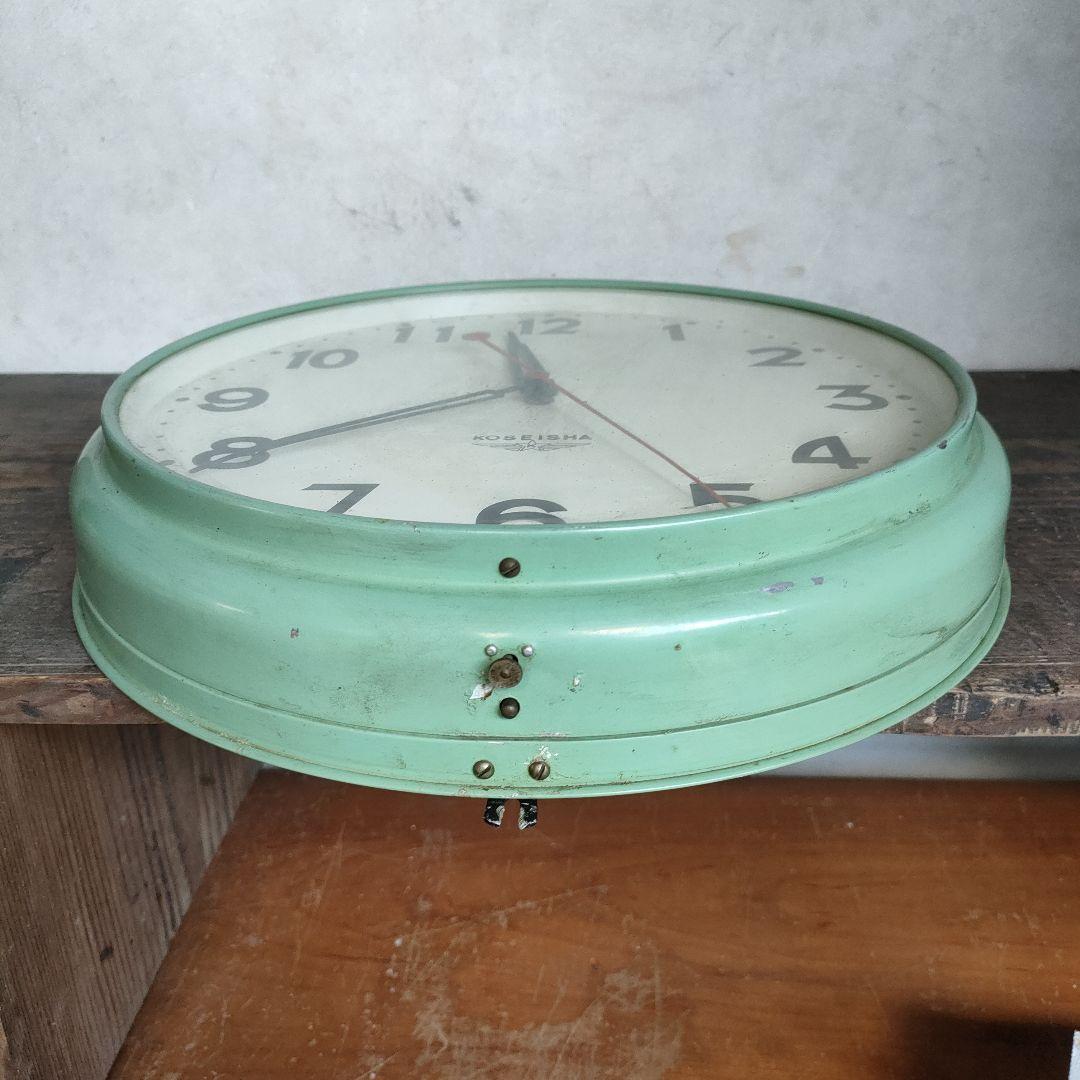 ジャンク不動品 光星舎 KOSEISHA 電波式振り子時計 直径34cm 希少