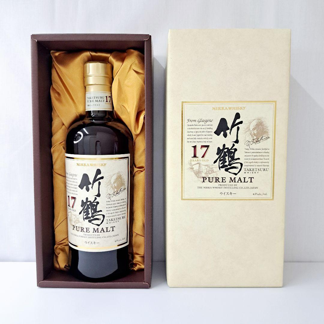 ウイスキー 竹鶴17年 ピュアモルト 700ml 箱