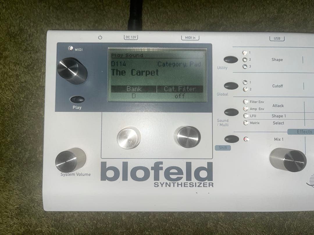 Waldorf blofeld シンセサイザー