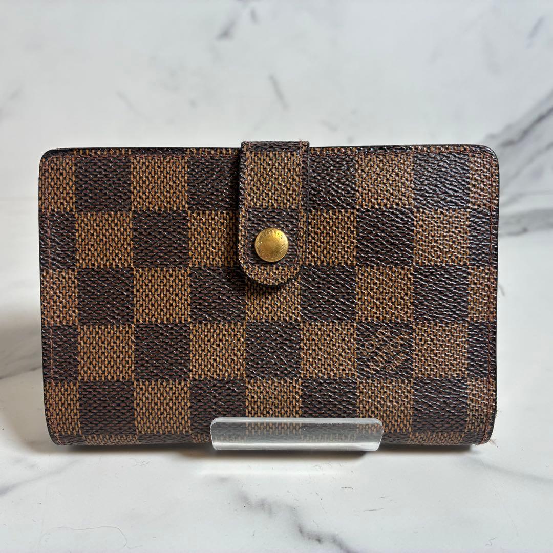 【極美品】ルイヴィトン ダミエ ポルトフォイユヴィエノワ がま口財布