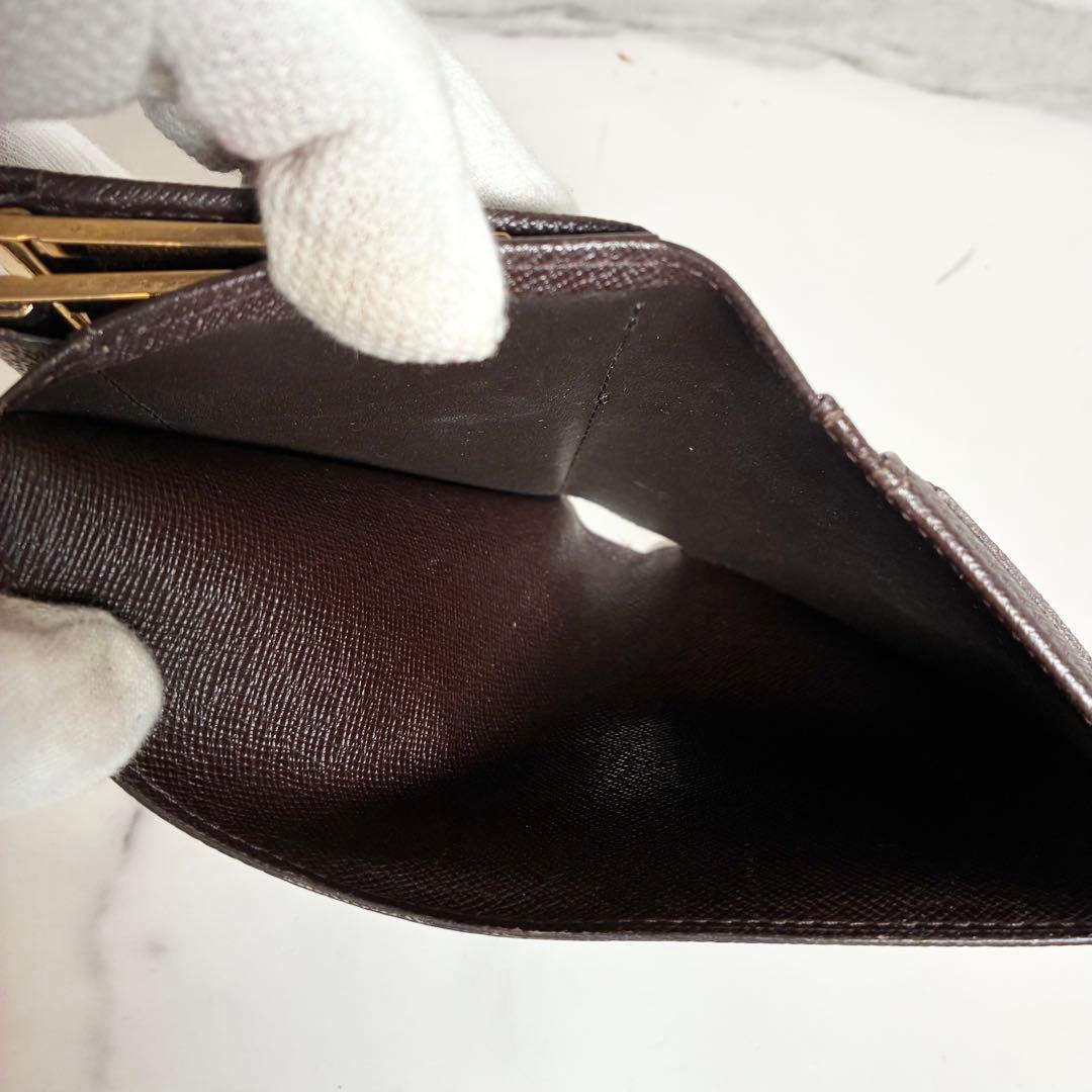 【極美品】ルイヴィトン ダミエ ポルトフォイユヴィエノワ がま口財布