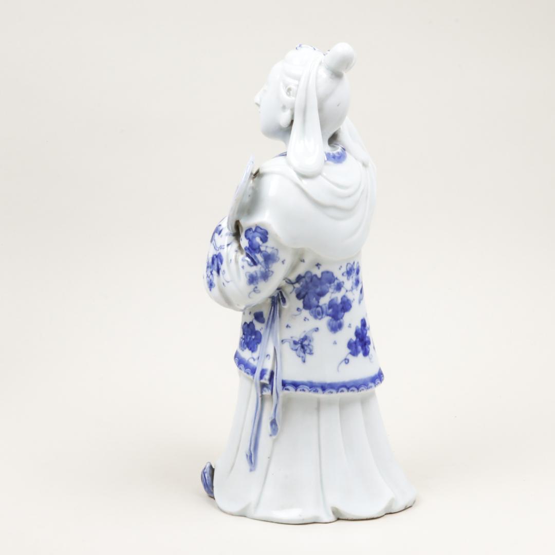 平戸焼 染付 女官像 30cm 三川内焼