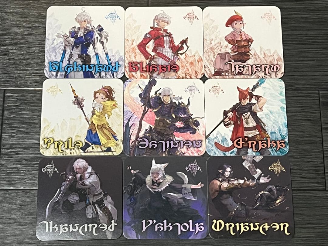 ★エオルゼアカフェ コースター 75枚セット FF14 FFXIV エオカフェ★
