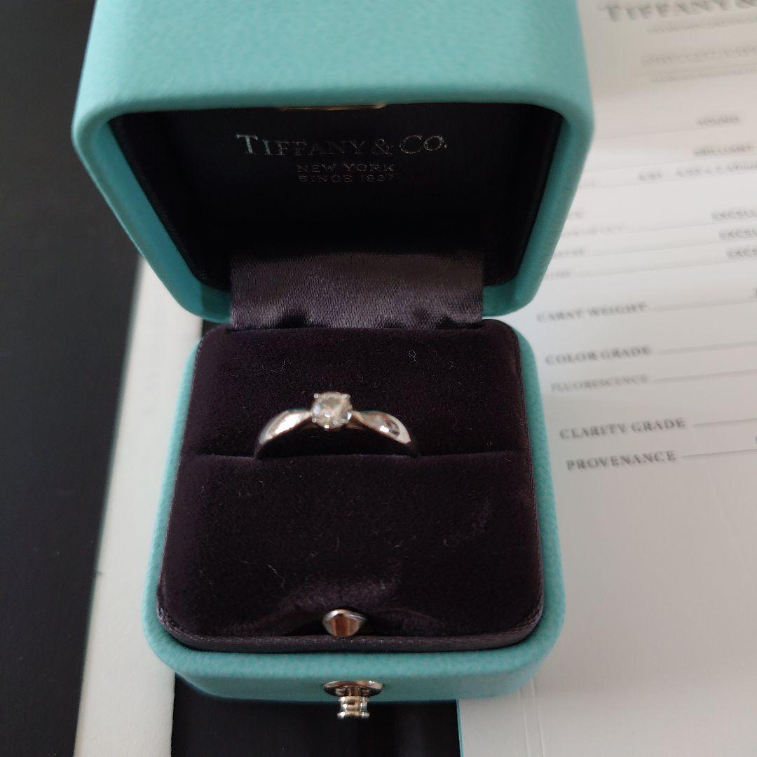 ティファニーハーモニーリング。11.5から12号、H.IF3EXの綺麗なリング。