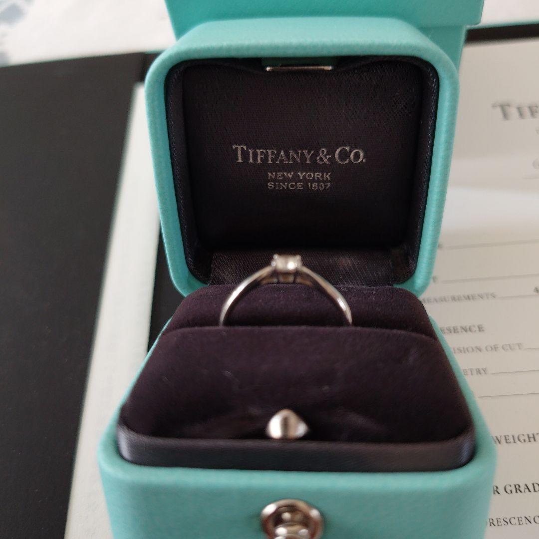 ティファニーハーモニーリング。11.5から12号、H.IF3EXの綺麗なリング。